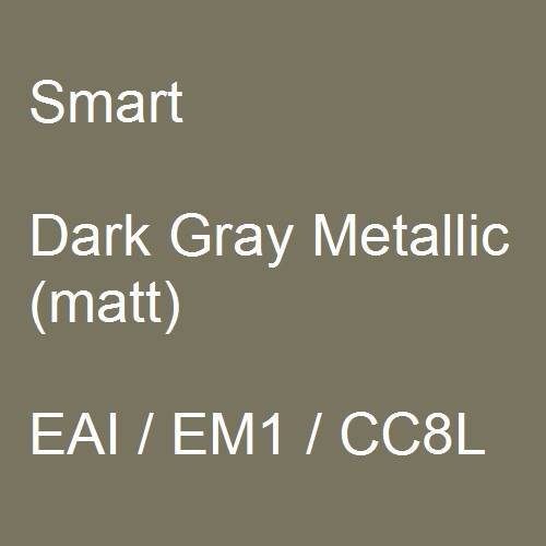Smart, Dark Gray Metallic (matt), EAI / EM1 / CC8L.